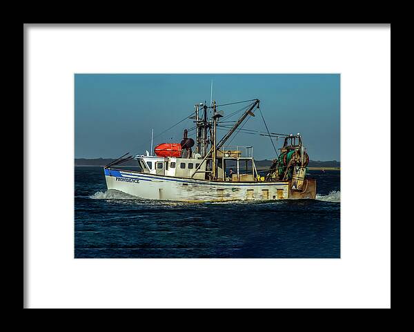Ship Framed Print featuring the photograph Providence by Cathy Kovarik