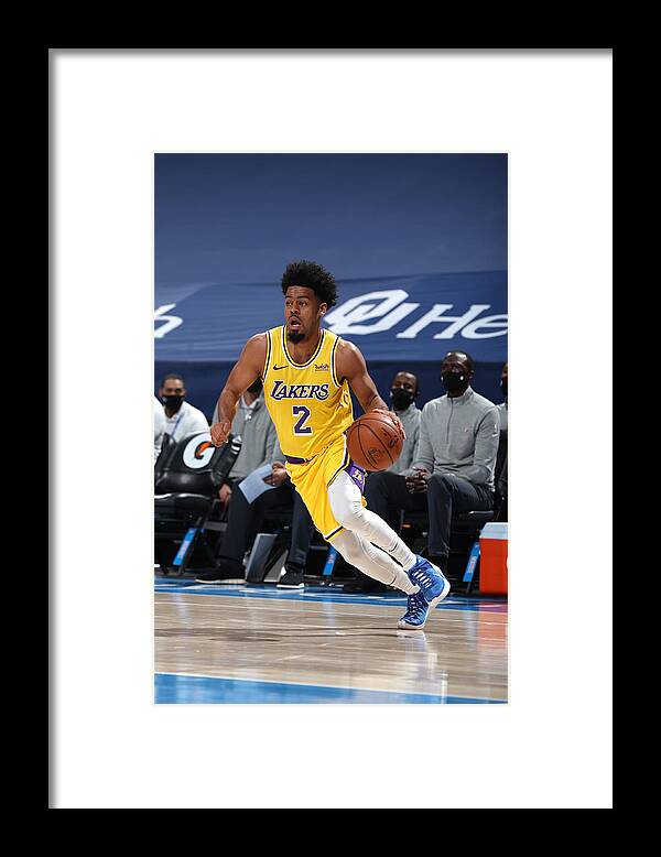 Nba Pro Basketball Framed Print featuring the photograph Quinn Cook by Zach Beeker