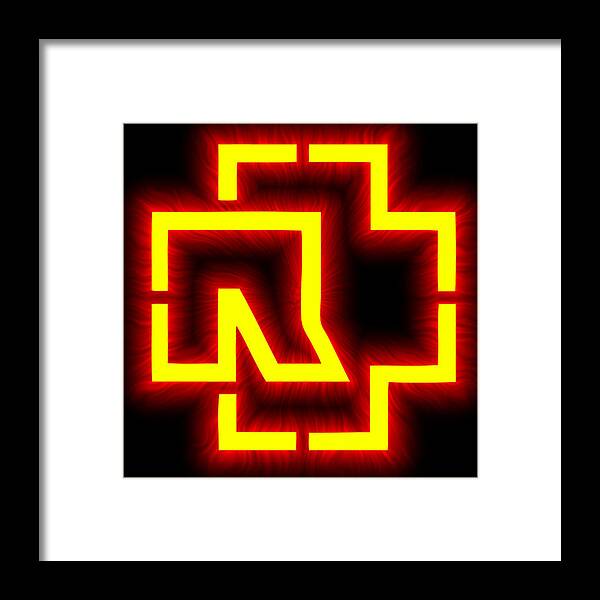Rammstein Logo #4 Canvas Print / Canvas Art by Andras Stracey - Pixels Merch