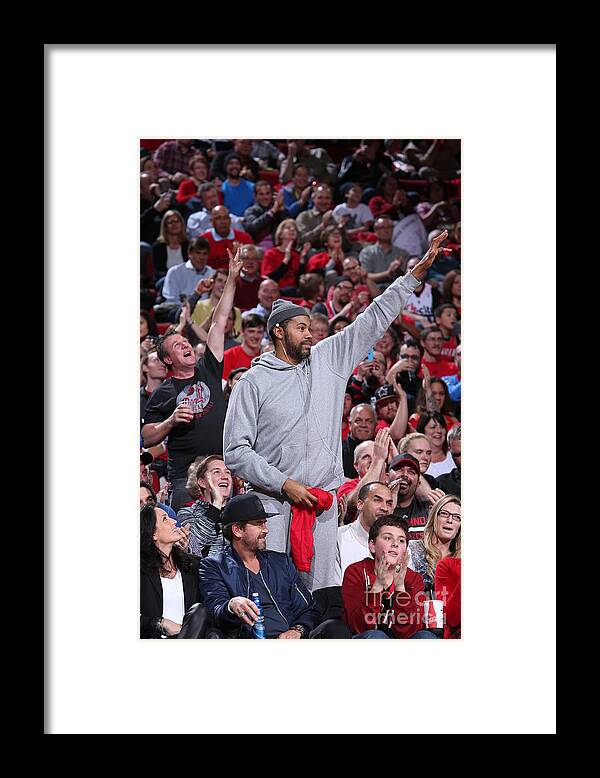 Nba Pro Basketball Framed Print featuring the photograph Rasheed Wallace #1 by Sam Forencich