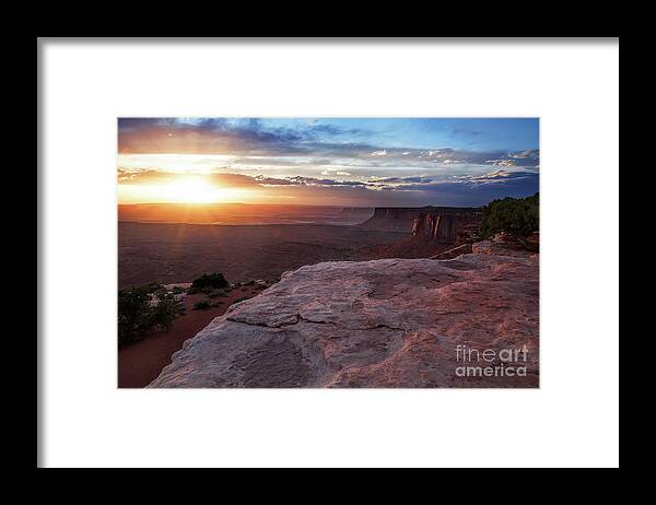 Red Soil Framed Print featuring the photograph Red Dawn #3 by Jim Garrison