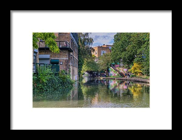 Wall Art Framed Print featuring the photograph Regents Canal #2 by Raymond Hill