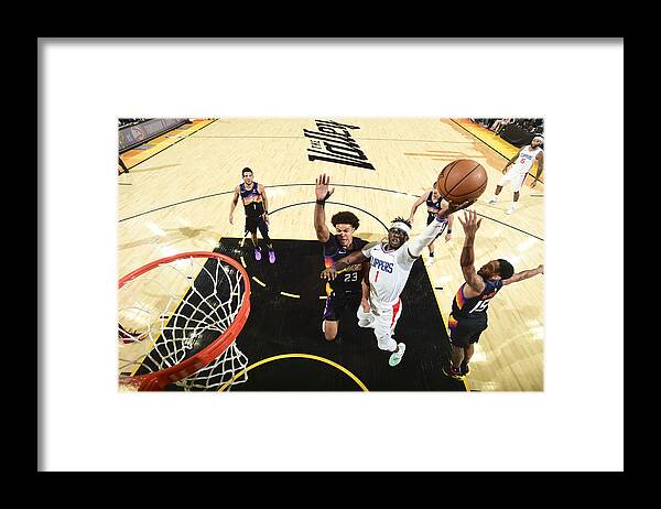 Playoffs Framed Print featuring the photograph Reggie Jackson by Andrew D. Bernstein