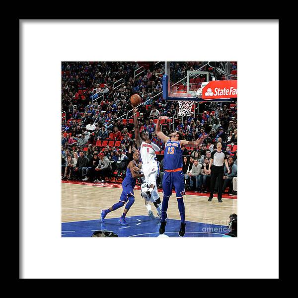 Nba Pro Basketball Framed Print featuring the photograph Reggie Jackson by Brian Sevald