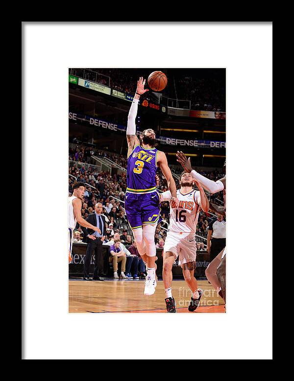 Nba Pro Basketball Framed Print featuring the photograph Ricky Rubio by Barry Gossage
