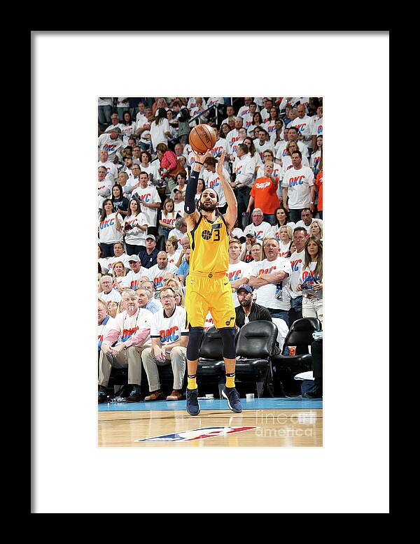 Playoffs Framed Print featuring the photograph Ricky Rubio by Layne Murdoch