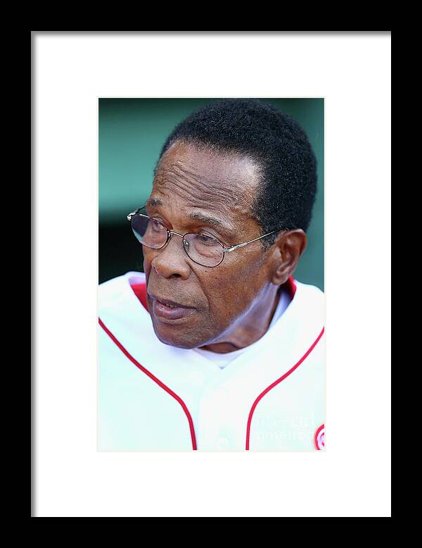 People Framed Print featuring the photograph Rod Carew by Maddie Meyer
