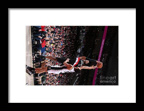 Rodney Hood Framed Print featuring the photograph Rodney Hood by Sam Forencich