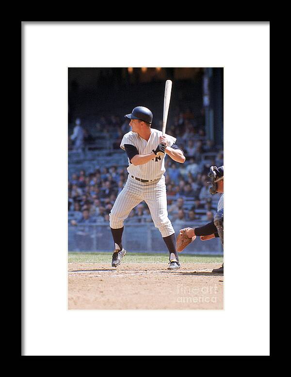 American League Baseball Framed Print featuring the photograph Roger Maris by Louis Requena