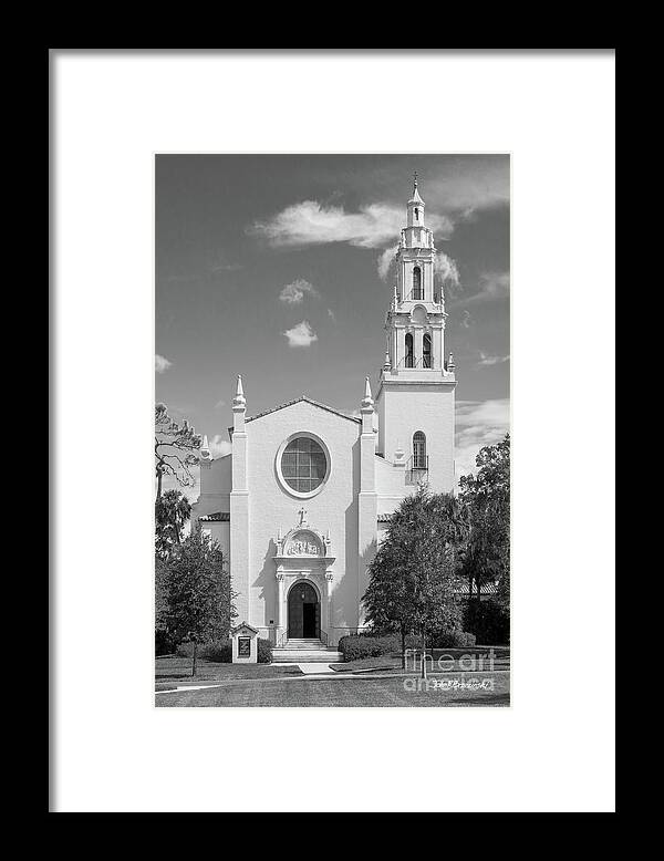 Rollins College Framed Print featuring the photograph Rollins College Knowles Memorial Chapel by University Icons