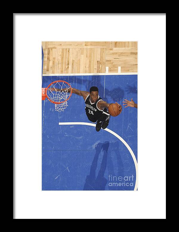 Nba Pro Basketball Framed Print featuring the photograph Rondae Hollis-jefferson by Fernando Medina
