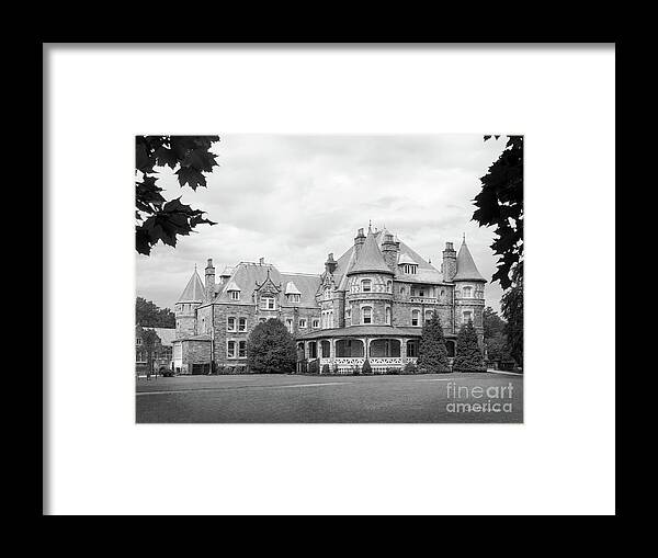Rosemont College Framed Print featuring the photograph Rosemont College Main Building #1 by University Icons