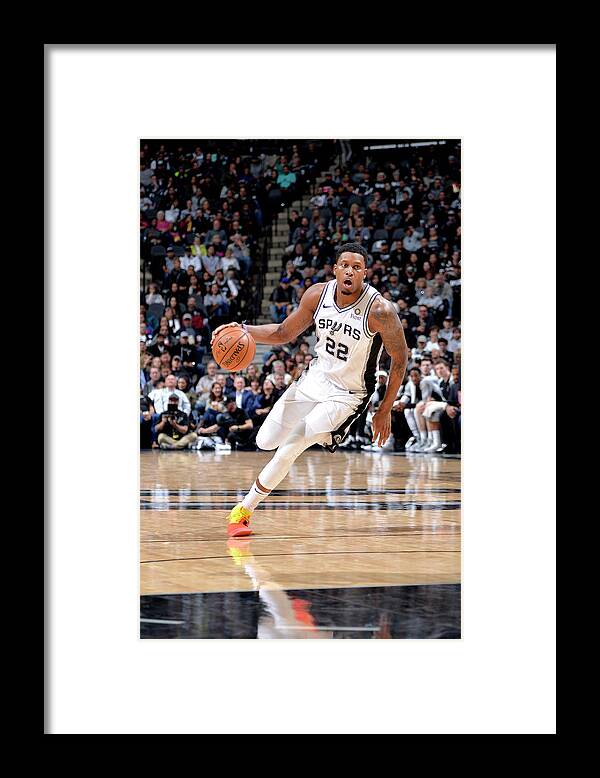 Nba Pro Basketball Framed Print featuring the photograph Rudy Gay by Mark Sobhani