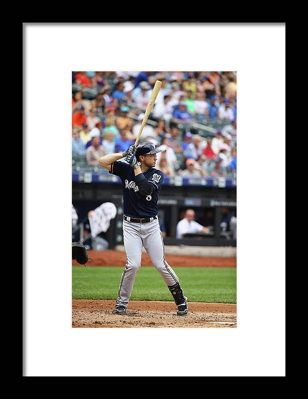 People Framed Print featuring the photograph Ryan Braun #1 by Al Bello