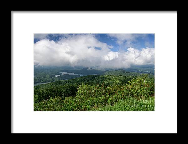 Lake Ocoee Framed Print featuring the photograph Scenic Overlook 9 #1 by Phil Perkins