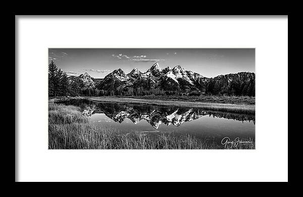 Gary Johnson Framed Print featuring the photograph Schwabacher Landing #1 by Gary Johnson