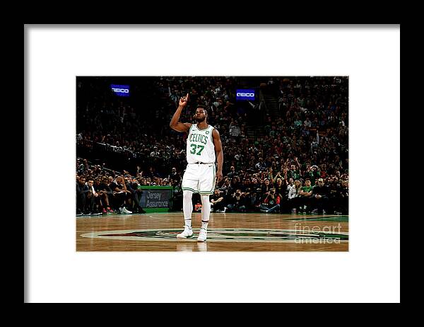 Nba Pro Basketball Framed Print featuring the photograph Semi Ojeleye by Brian Babineau