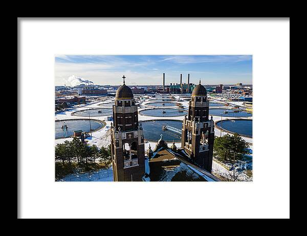Sewage Framed Print featuring the photograph Sewage Treatment #1 by Jim West