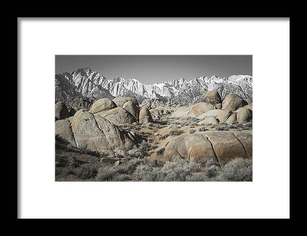 Alabama Hills Framed Print featuring the photograph Silver Sierra Views 1 #1 by Ryan Weddle