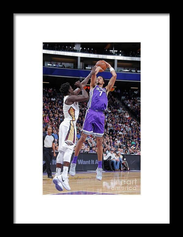 Nba Pro Basketball Framed Print featuring the photograph Skal Labissiere by Rocky Widner