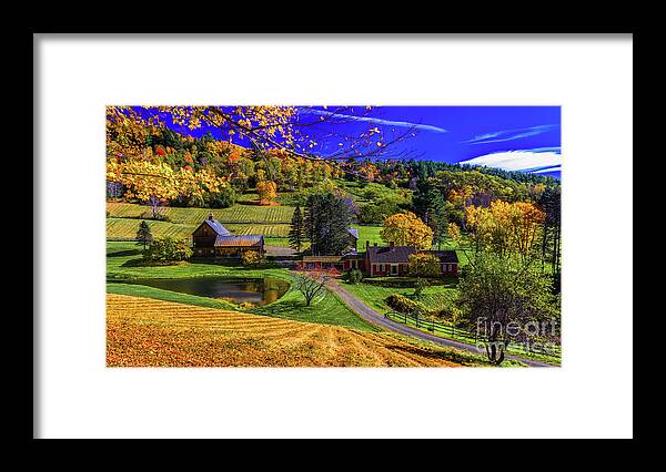 Barn Framed Print featuring the photograph Sleepy Hollow Farm #1 by Scenic Vermont Photography