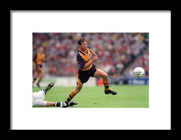 People Framed Print featuring the photograph Soccer - Nationwide League Division One - West Bromwich Albion v Wolerhampton Wanderers by Barrington Coombs - EMPICS