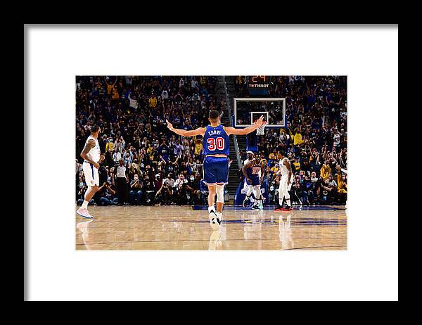 California Framed Print featuring the photograph Stephen Curry by Adam Pantozzi
