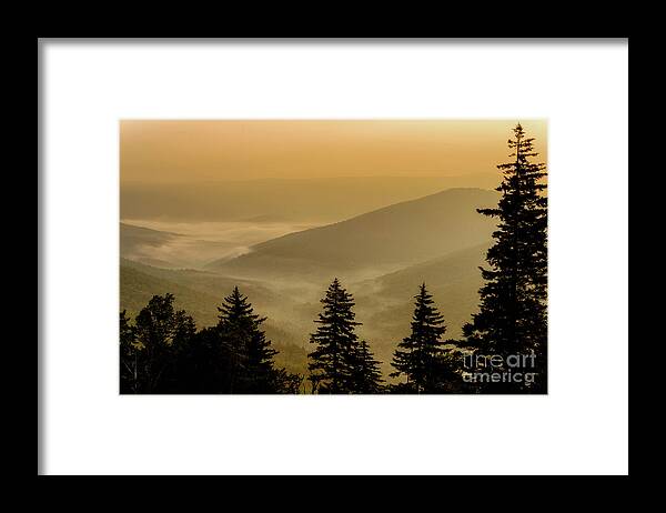 Sunrise Framed Print featuring the photograph Sunrise in the Highlands #1 by Thomas R Fletcher