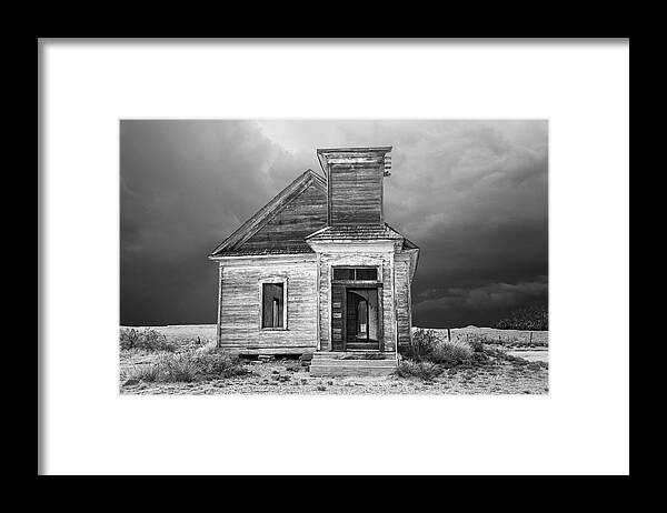 Architecture Framed Print featuring the photograph Taiban Church by Candy Brenton