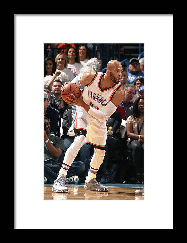 Nba Pro Basketball Framed Print featuring the photograph Taj Gibson by Layne Murdoch