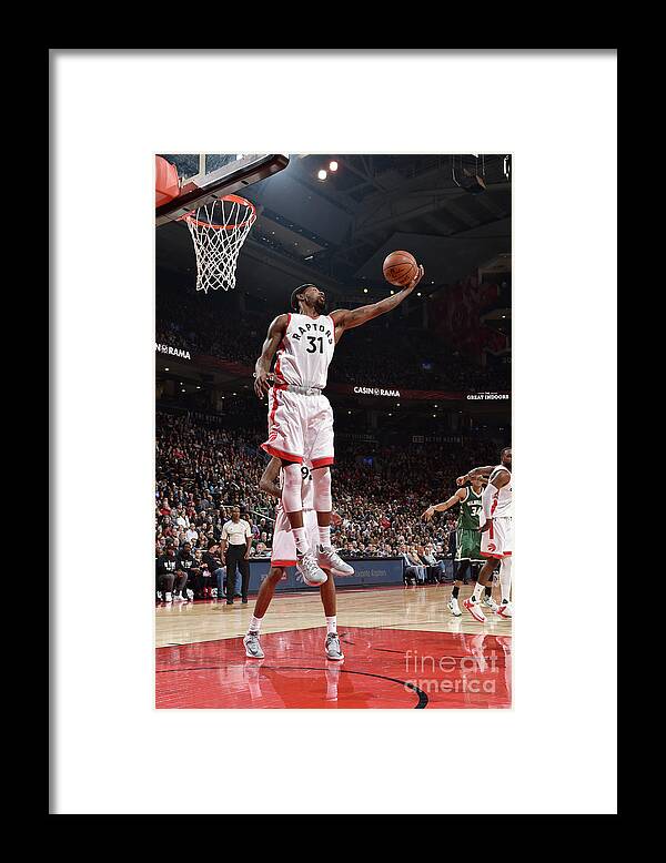 Terrence Ross Framed Print featuring the photograph Terrence Ross by Ron Turenne