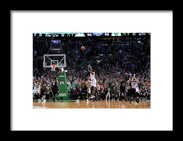 Playoffs Framed Print featuring the photograph Terry Rozier by Brian Babineau