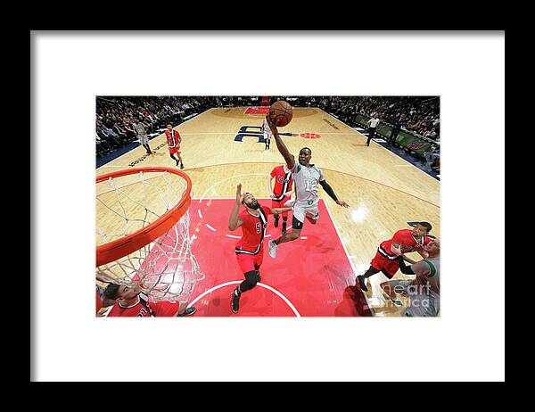 Nba Pro Basketball Framed Print featuring the photograph Terry Rozier by Ned Dishman