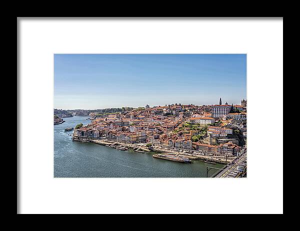 Architecture Framed Print featuring the photograph The city of Porto #1 by Manjik Pictures