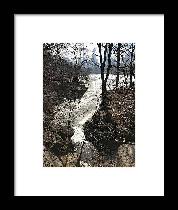  Framed Print featuring the photograph The Lake #1 by Judy Frisk
