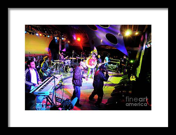 The Roots Framed Print featuring the photograph The Roots, Loki Festival at Deerfields in Asheville, NC #1 by David Oppenheimer