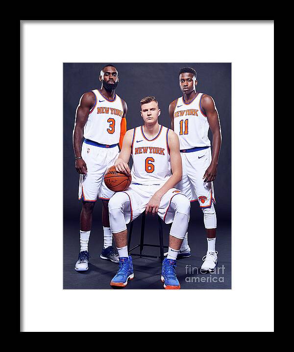 Media Day Framed Print featuring the photograph Tim Hardaway by Jennifer Pottheiser