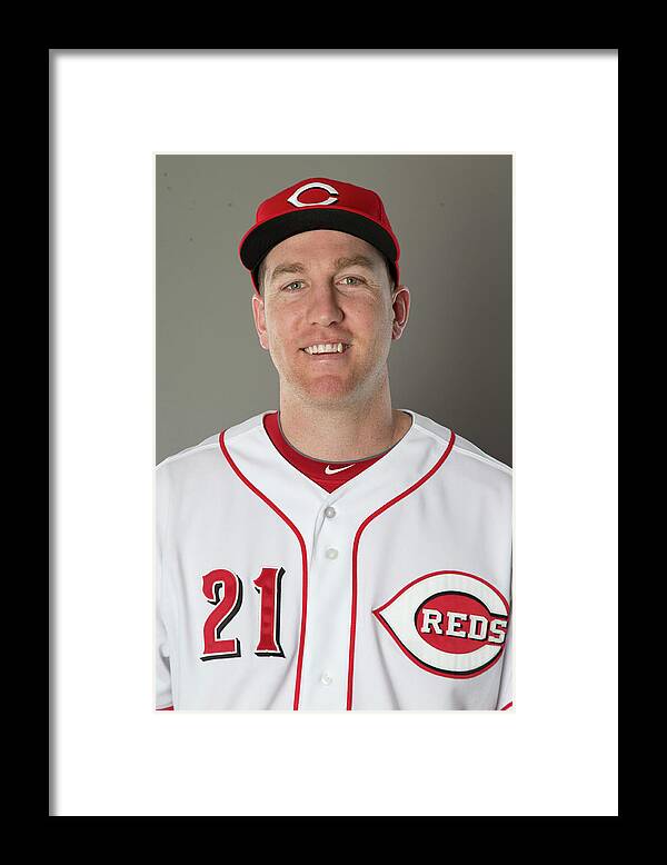 People Framed Print featuring the photograph Todd Frazier by Mike Mcginnis