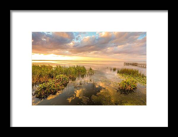 Sunset Framed Print featuring the photograph Tranquil Sunset by Susan Rydberg