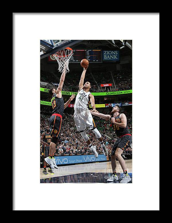 Nba Pro Basketball Framed Print featuring the photograph Trey Lyles by Melissa Majchrzak