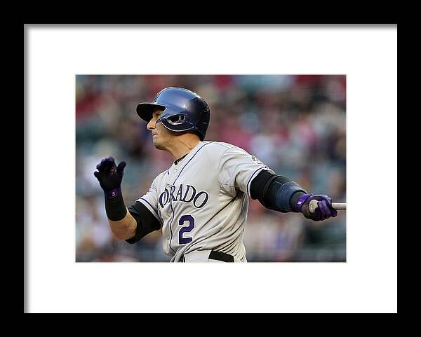 National League Baseball Framed Print featuring the photograph Troy Tulowitzki by Christian Petersen