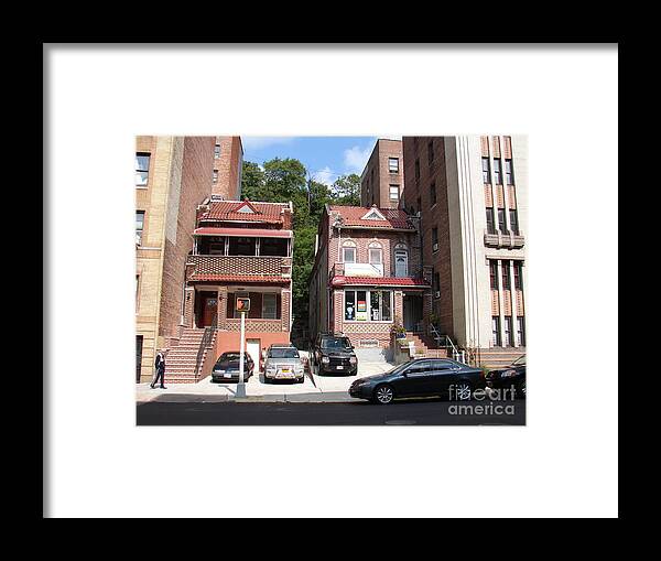 Inwood Framed Print featuring the photograph Twin Houses by Cole Thompson