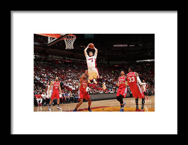 Nba Pro Basketball Framed Print featuring the photograph Tyler Johnson by Issac Baldizon