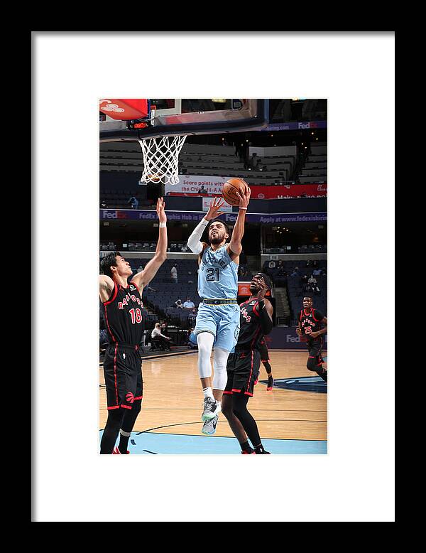 Nba Pro Basketball Framed Print featuring the photograph Tyus Jones by Joe Murphy
