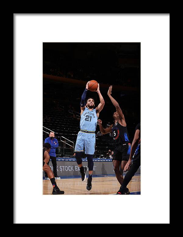 Nba Pro Basketball Framed Print featuring the photograph Tyus Jones by Nathaniel S. Butler