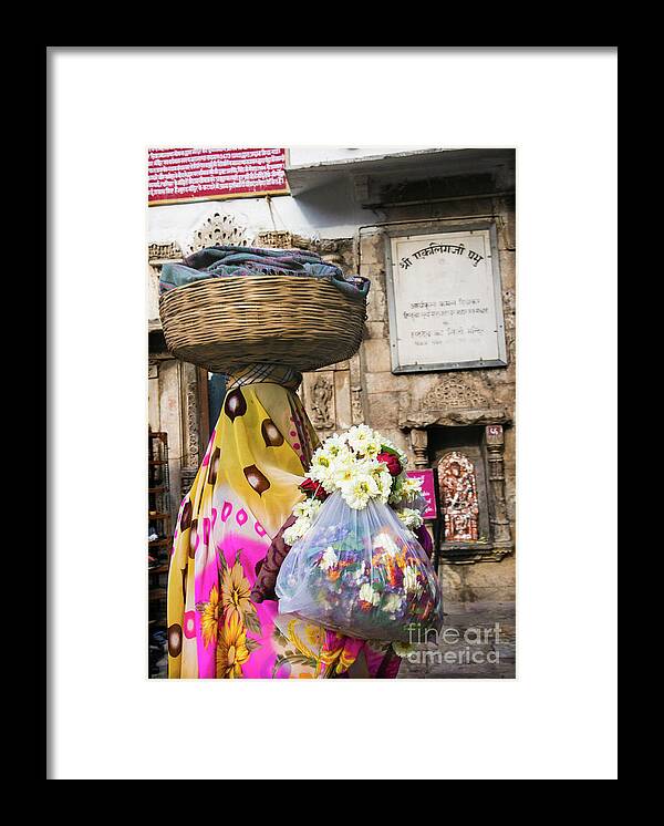 India Framed Print featuring the photograph Udaipur by David Little-Smith