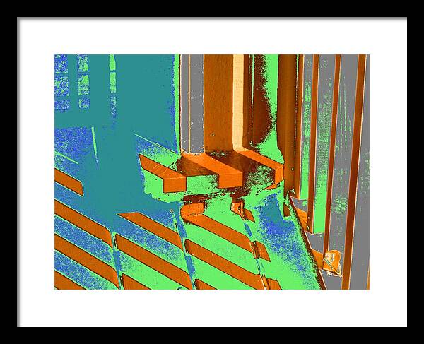 Abstract Framed Print featuring the digital art Untitled #1 by T Oliver