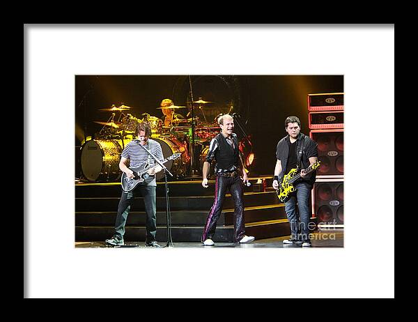 Eddie Van Halen Framed Print featuring the photograph Van Halen #1 by Concert Photos