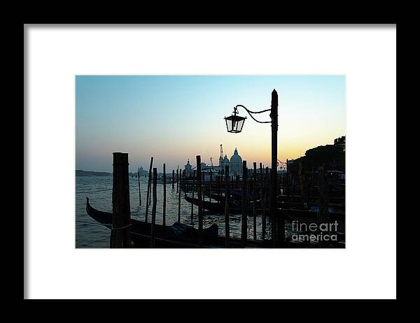 Italy Framed Print featuring the photograph Venice in the Evening by Andy Myatt