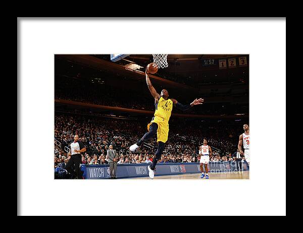 Nba Pro Basketball Framed Print featuring the photograph Victor Oladipo by Jesse D. Garrabrant